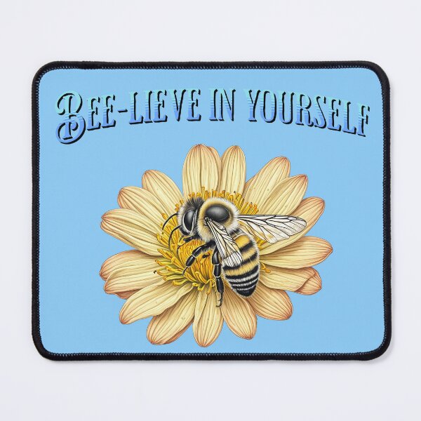Item preview, Bee-lieve in yourself, cute bee design designed and sold by Purr95.