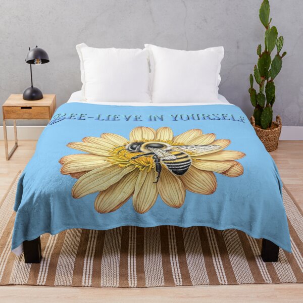 Item preview, Bee-lieve in yourself, cute bee design designed and sold by Purr95.