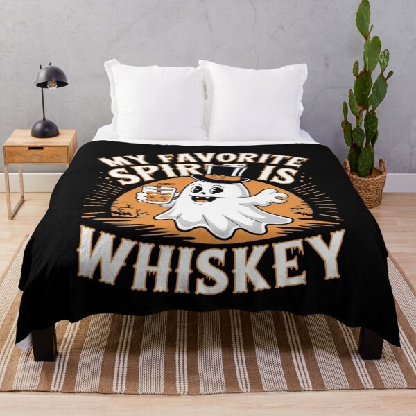 Item preview, My Favorite Spirit Is Whiskey Drinking Ghost For Adult designed and sold by ManiaGrania.