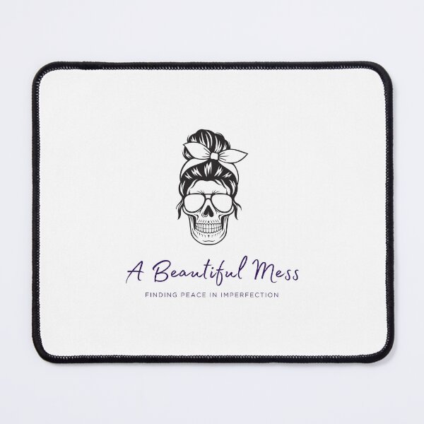 Item preview, Skeleton: beautiful mess, finding peace, in imperfection designed and sold by FitEnvy.