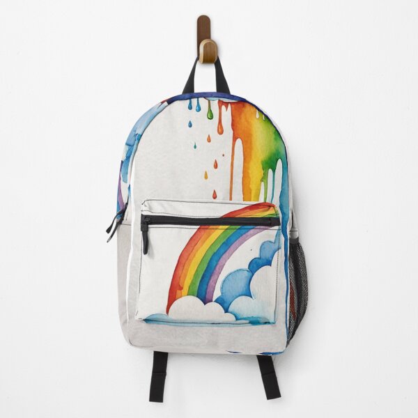Item preview, Rainbow Watercolor Rain Cloud Drip Drops designed and sold by Zencookie.