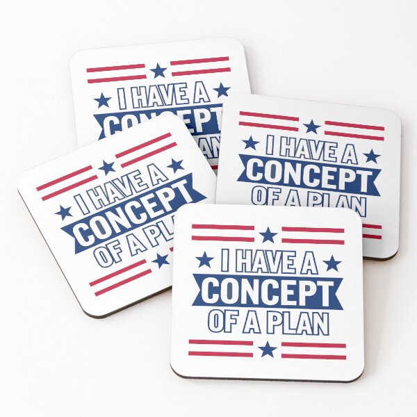 Item preview, I Have A Concept Of A Plan Funny Election 2024 Debate Quote T-Shirt designed and sold by NexaArts.