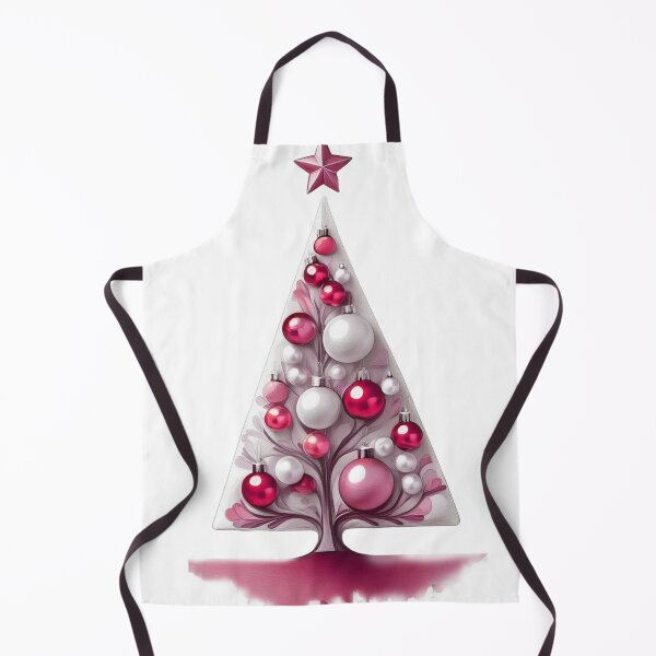 Item preview, Christmas tree with beautiful ornaments, delicate, ephemeral, stylish Christmas tree pattern in 3D technique, silver and red. designed and sold by My-fake-places.