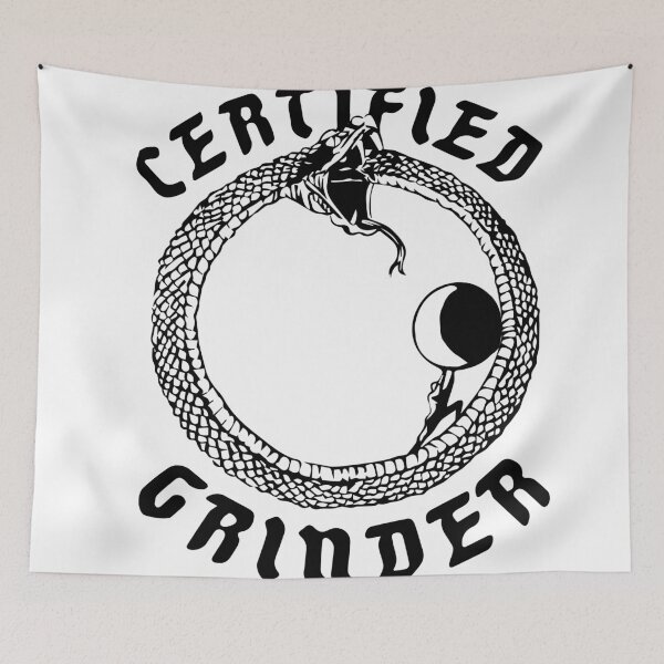 Item preview, CERTIFIED GRINDER Ouroboros sisyphus designed and sold by LuksTEESred.
