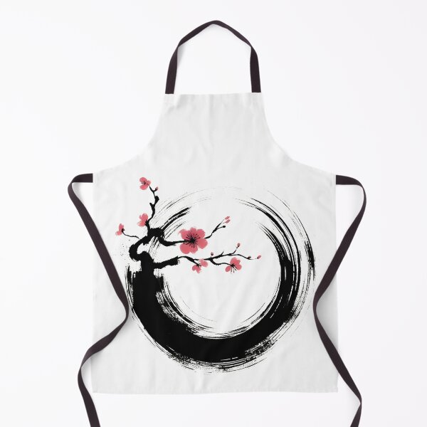 Item preview, Zen Enso circle and cherry blossom japanese designed and sold by goodday Japan.