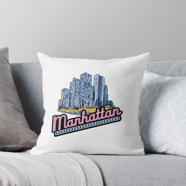 Item preview, Manhattan, New York, Big Apple, I love NY, NY City, Yellow Cab designed and sold by RedCircleArt.