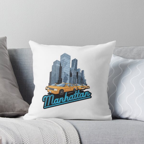 Item preview, Manhattan, New York, Big Apple, I love NY, NY City, Yellow Cab designed and sold by RedCircleArt.