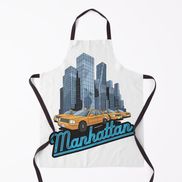 Item preview, Manhattan, New York, Big Apple, I love NY, NY City, Yellow Cab designed and sold by RedCircleArt.
