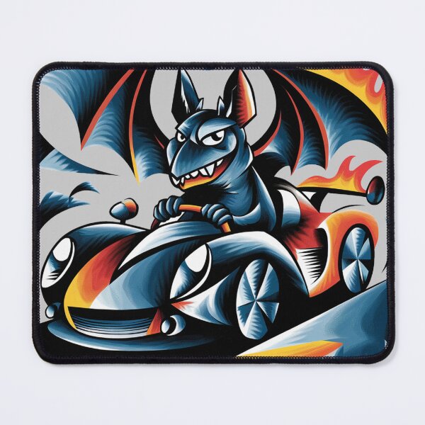 Item preview, Funny Driving like a Bat out of Well Pun Cubism Abstract designed and sold by Nature's Fancy.