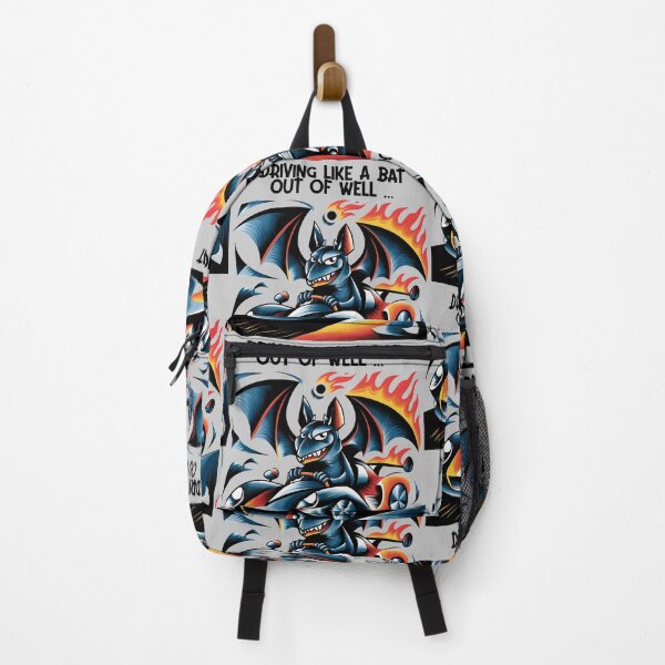 Item preview, Funny Driving like a Bat out of Well Pun Cubism Abstract designed and sold by Nature's Fancy.