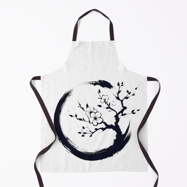 Item preview, Zen Enso circle and cherry blossom japanese designed and sold by goodday Japan.