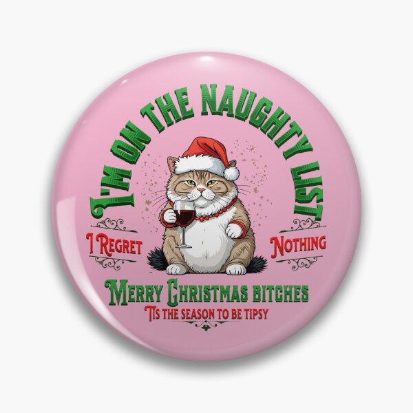 Item preview, Naughty wine drinking Christmas cat  designed and sold by Nicfearn86.