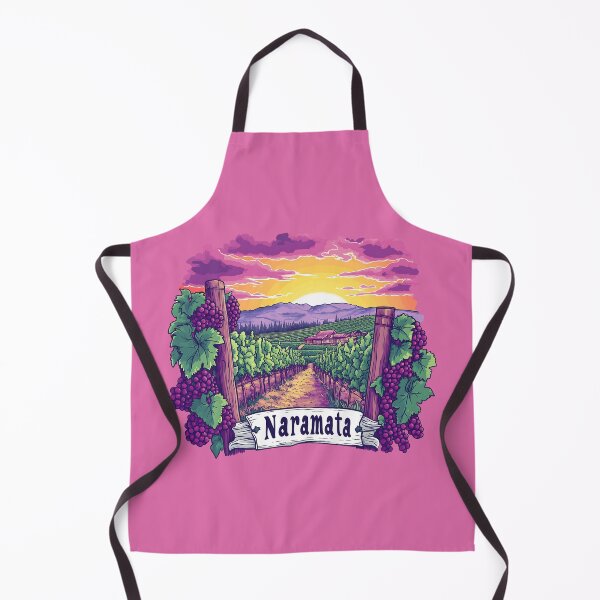 Item preview, Naramata Vineyard Winery Sunset British Columbia Illustration designed and sold by meganohm.