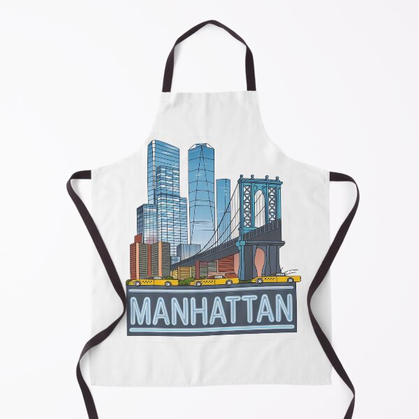 Item preview, Manhattan, New York, Big Apple, I love NY, NY City, Yellow Cab designed and sold by RedCircleArt.