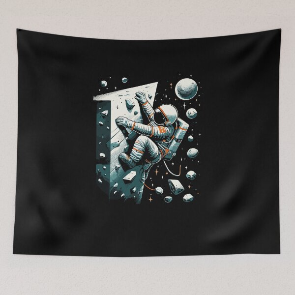 Item preview, Bouldering Astronaut Spaceman Gift designed and sold by Pineapple-Tree.