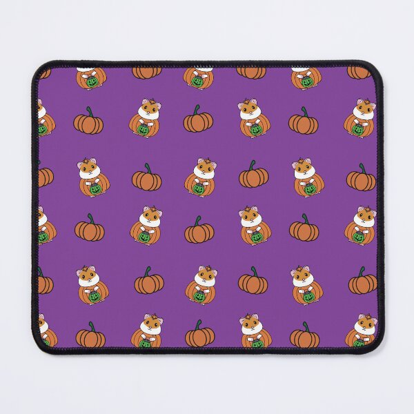 Item preview, Pumpkin Hamster Pattern on Purple designed and sold by Eldridge Guinea Pigs.