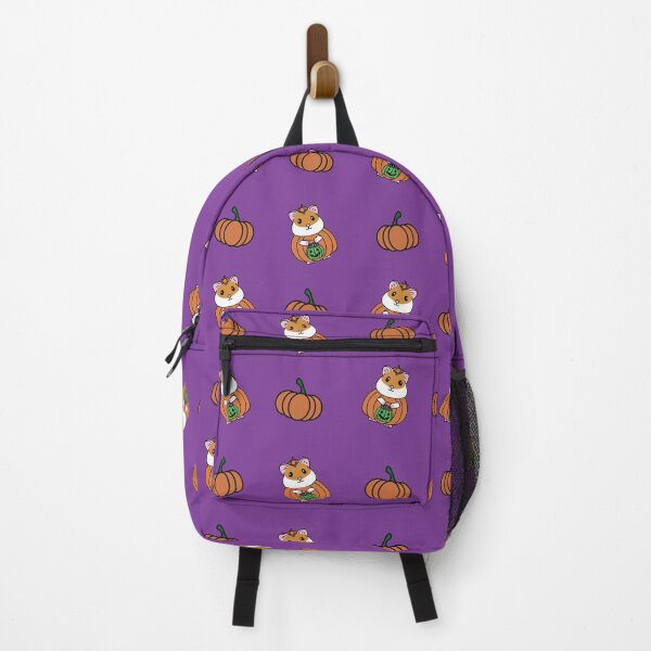 Item preview, Pumpkin Hamster Pattern on Purple designed and sold by Eldridge Guinea Pigs.