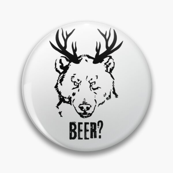 Item preview, Funny Hunting Mashup Shirt | Bear and Deer Design for Outdoorsmen designed and sold by MSHobbies.