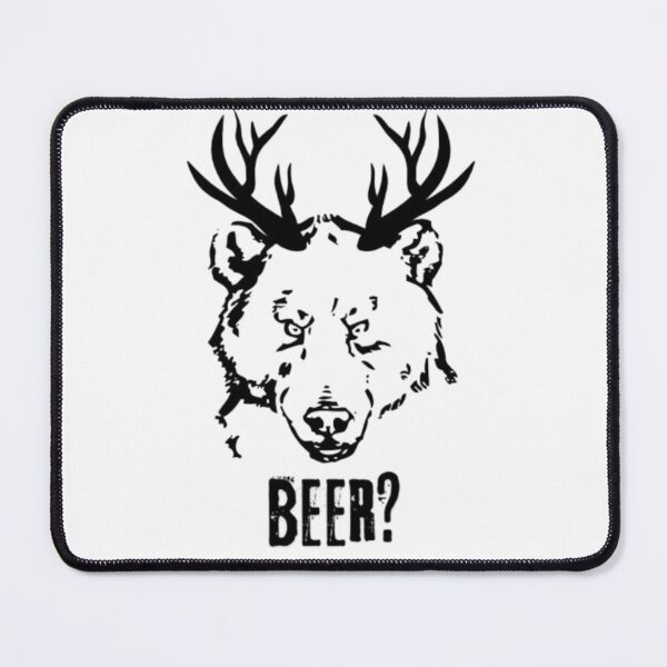 Item preview, Funny Hunting Mashup Shirt | Bear and Deer Design for Outdoorsmen designed and sold by MSHobbies.