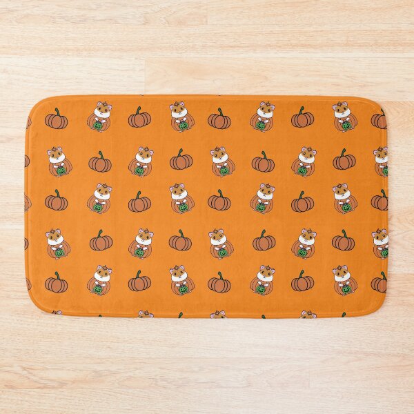 Item preview, Pumpkin Hamster Pattern on Orange designed and sold by Eldridge Guinea Pigs.