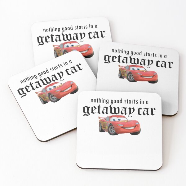 Item preview, nothing good starts in a getaway car sticker taylor swift reputation shirt getaway car lightning mcqueen designed and sold by emking5100.