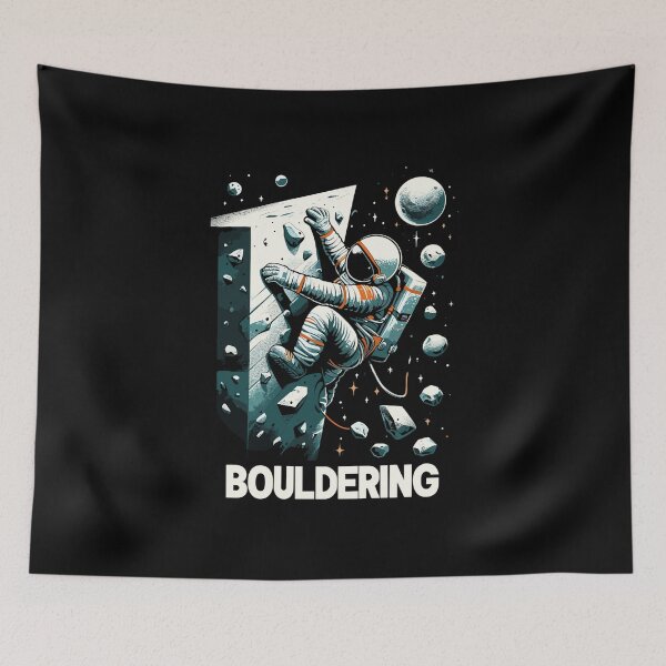 Item preview, Bouldering Astronaut Spaceman Gift designed and sold by Pineapple-Tree.