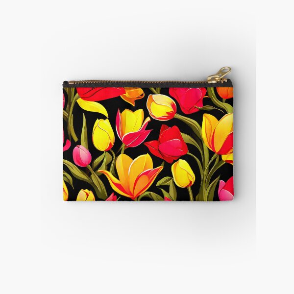 Item preview, A seamless pattern of bold tulips designed and sold by Tchoice.