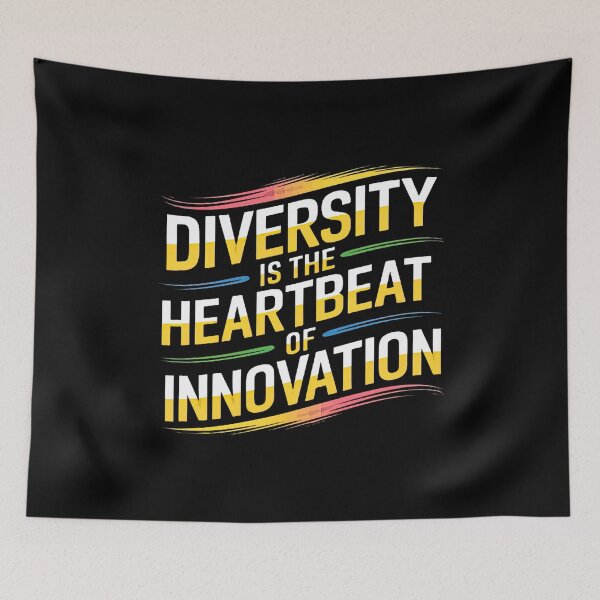 Item preview, Diversity is the Heartbeat of Innovation designed and sold by artwaves.