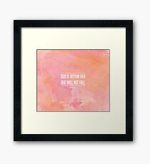 Christian Quote Framed Print