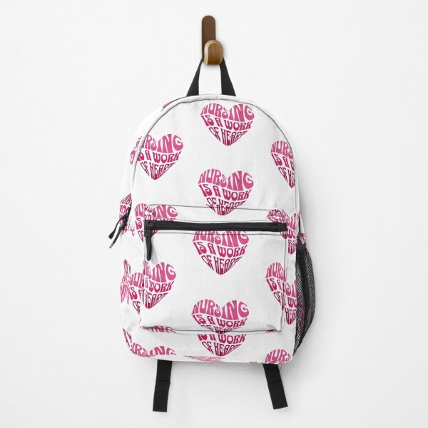 Item preview, Nursing is work of heart, designed and sold by Encompassing Threads.