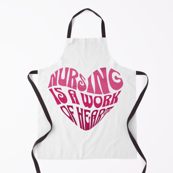 Item preview, Nursing is work of heart, designed and sold by Encompassing Threads.