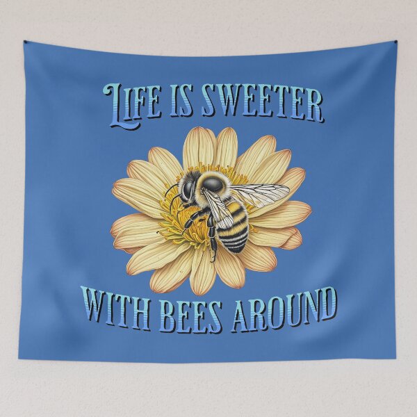 Item preview, Life is sweeter with bees around designed and sold by Purr95.