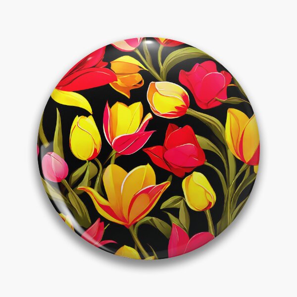 Artikelvorschau, Ein nahtloses Muster aus kräftigen Tulpen entworfen und verkauft von Tchoice.