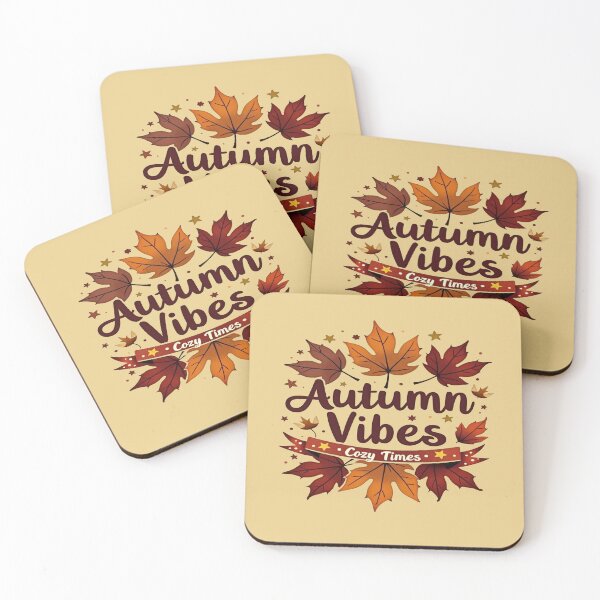 Item preview, Autumn Vibes Cozy Fall Leaves Design designed and sold by InkredibleZ.