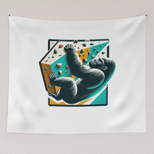 Item preview, Bouldering Gorilla Gift designed and sold by Pineapple-Tree.