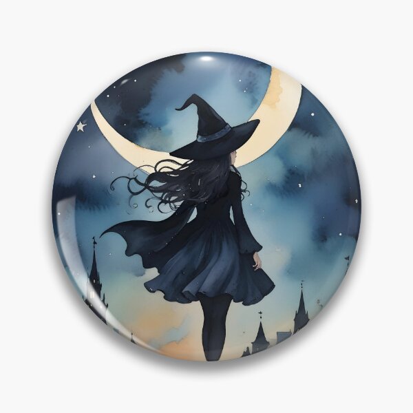 Item preview, Midnight Witch: Under the Moonlit Sky designed and sold by blackbean21.