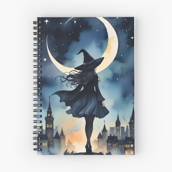 Item preview, Midnight Witch: Under the Moonlit Sky designed and sold by blackbean21.