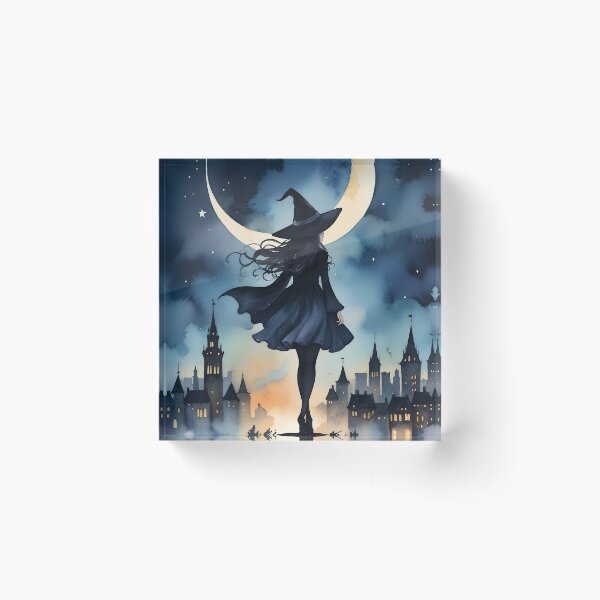 Item preview, Midnight Witch: Under the Moonlit Sky designed and sold by blackbean21.