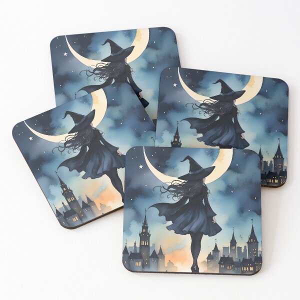 Item preview, Midnight Witch: Under the Moonlit Sky designed and sold by blackbean21.