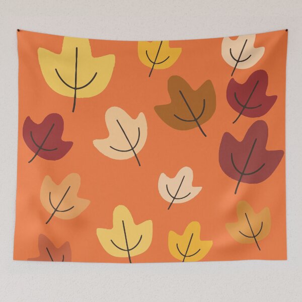 Item preview, Abstract autumn pattern background art  designed and sold by AtonuHaque.