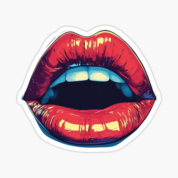 Item preview, Mimic Mouth: Bold, Colorful Lips Illustration – Fun, Eye-Catching Digital Art designed and sold by MaSzStyle.