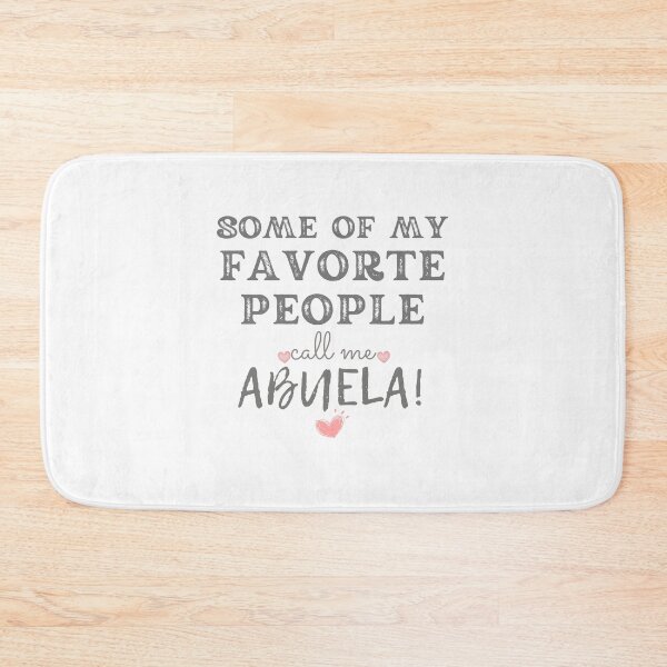 Item preview, Copy of Some of my favorite people call me Abuela: Grey and pink designed and sold by FitEnvy.