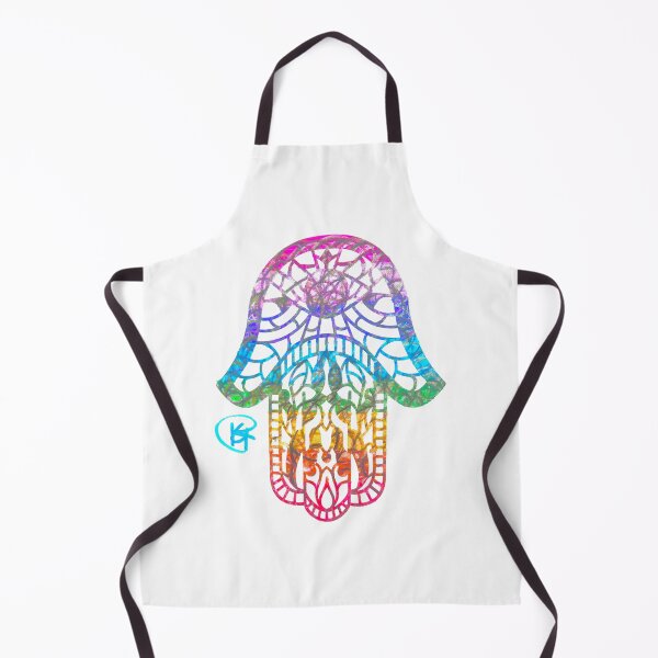 Item preview, Stained Glass Evil Eye Hamsa Art designed and sold by Kalli Taub Art.