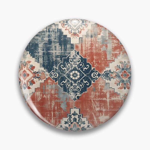 Item preview, Earth & Blue Faded Patchwork designed and sold by meggydesigns.