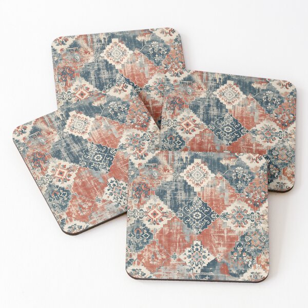 Item preview, Earth & Blue Faded Patchwork designed and sold by meggydesigns.