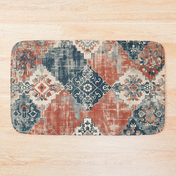 Item preview, Earth & Blue Faded Patchwork designed and sold by meggydesigns.