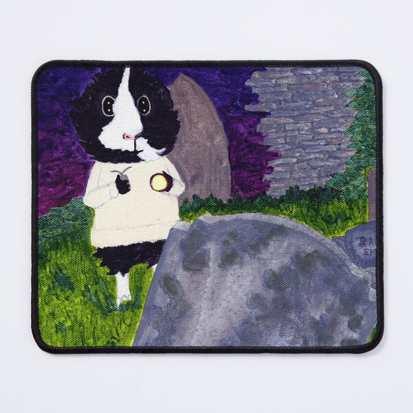 Item preview, Guinea Pig in the Graveyard - Thaddeus designed and sold by Guinea Pigs and Books.