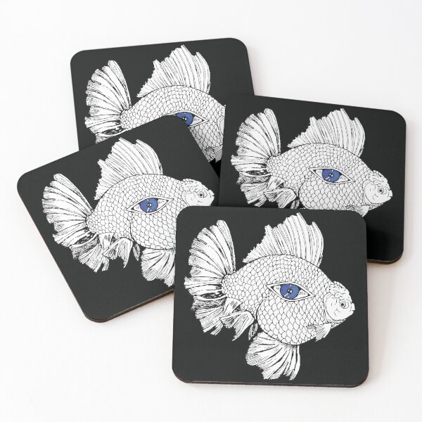 Item preview, Gold fisch-blue eye 2 designed and sold by StudioViArt.