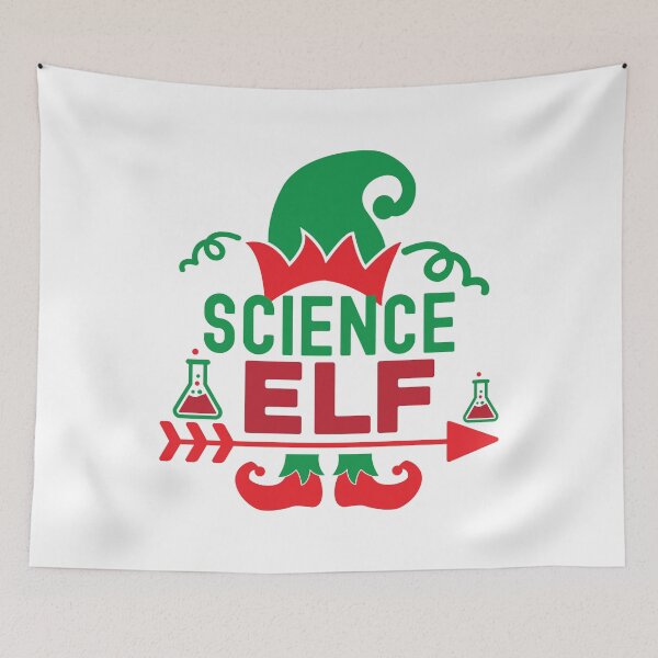 Item preview, Science Elf | Kids Science Christmas | Little Scientist Elf | Children's Science Christmas, Kids Holiday Science designed and sold by jadedscientist.