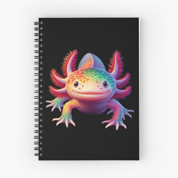 Item preview, Axolotl Rainbow Kawaii Colorful Axolotl Lovers Herpetologist designed and sold by QUOTABLE STICKERS.